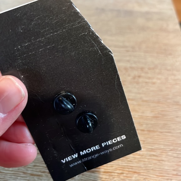 HAWT hot glue gun pin crafty quirky fun Tom Lenk sparkling aqua pink star - Picture 3 of 5